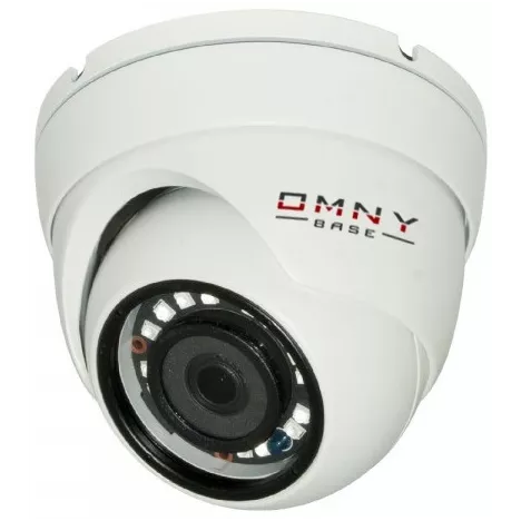 IP камера OMNY BASE miniDome2-WDU v3.1 миникупольная 2Мп (1920x1080) 30к/с, 2.8мм, F1.8, 802.3af A/B, 12±1В DC, ИК до 25м, встр. микр, real WDR 120dB